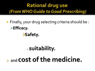 Rx17 Writing Rational drug rx and writing dentistry for print | PPT