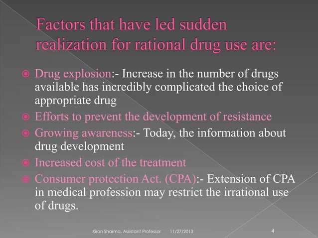 Rational drug therapy | PPTX