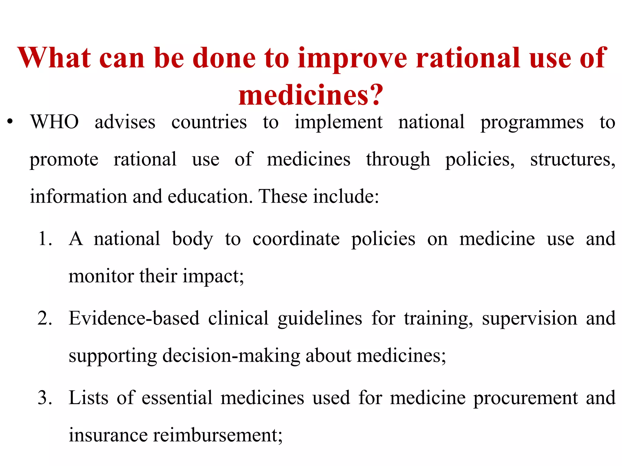 Rational drug use | PPTX