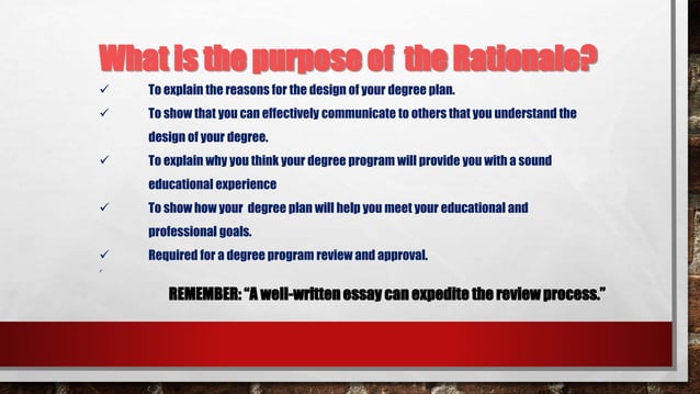 Rationale justification significance of study | PPTX | Educational ...