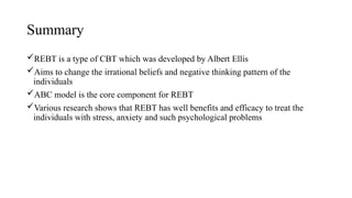Rebt Patterns RATIONAL EMOTIVE BEHAVIOUR THERAPY- REBT.pptx