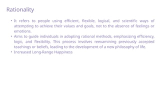 RATIONAL - EMOTIVE - THERAPY POWER POINT | PPTX