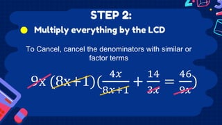 Rational equation ex | PPTX