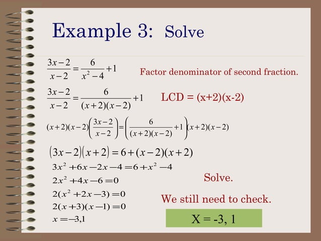 Rational equations | PPT | Free Download