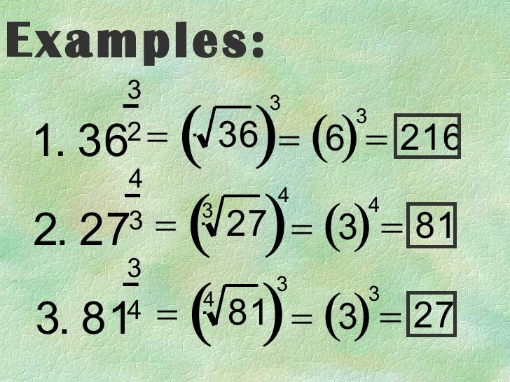 Rational Exponents rational-exponents