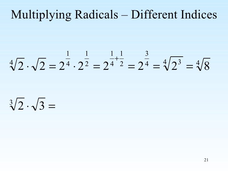 Rational exponents