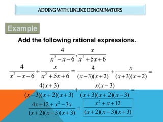 Rational expressions | PPTX