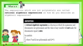 Rational Expressions -Introduction | PPTX