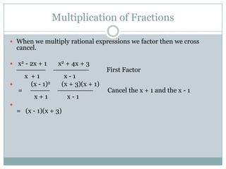 Rational Expressions