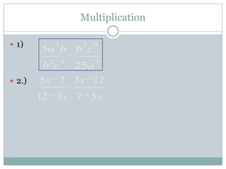 Rational Expressions