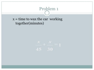 Rational Expressions