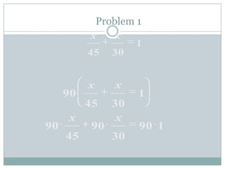 Rational Expressions