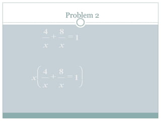 Rational Expressions