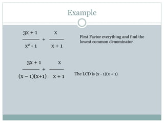 Rational Expressions