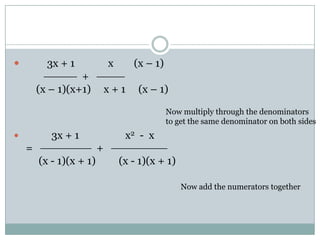 Rational Expressions