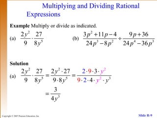 Rational expressions and equations | PPT