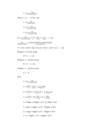Integration Using Partial Fraction or Rational Fraction ( Fully Solved ...