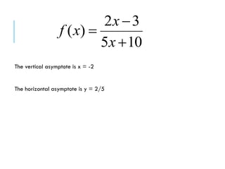 Rational Functions and their graphs..... | PDF