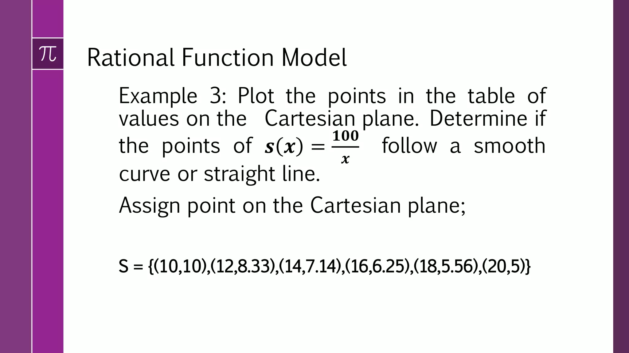 Rational function representation | PPTX
