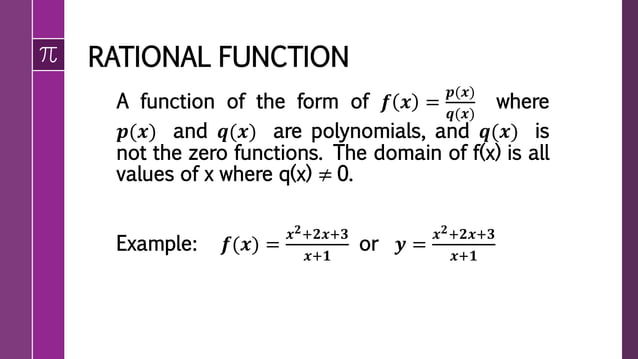 Rational function representation | PPT