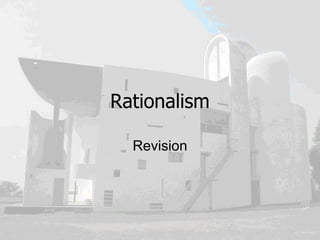 Rationalism Revision 