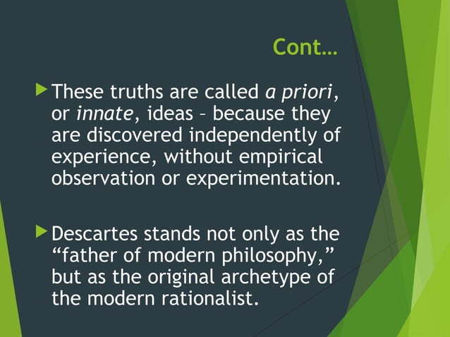 Rationalism | PPT