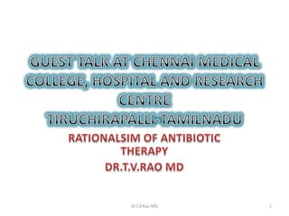 Dr.T.V.Rao MD   1
 