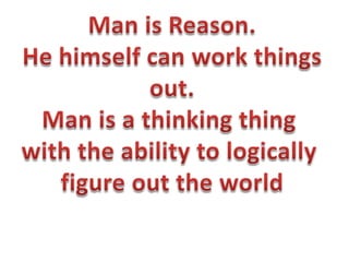 Rationalist perspective on human nature