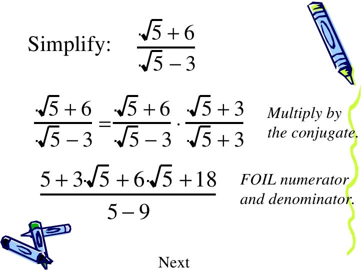 What Is Rationalizing The Denominator