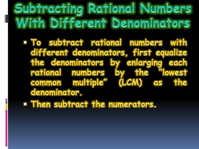 Rational numbers | PPT