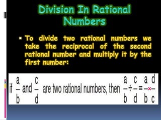 Rational numbers | PPTX