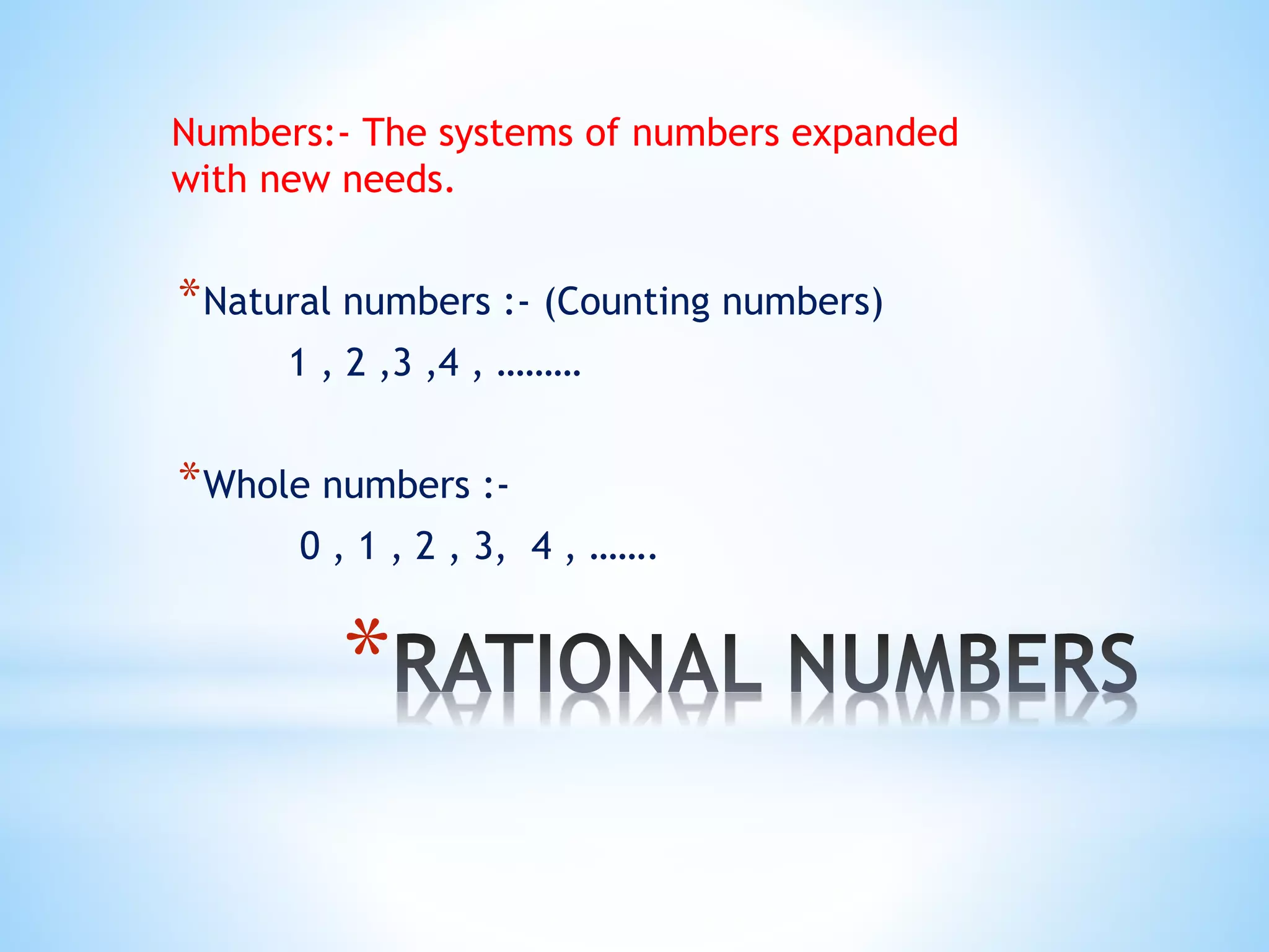 Rational numbers | PPT