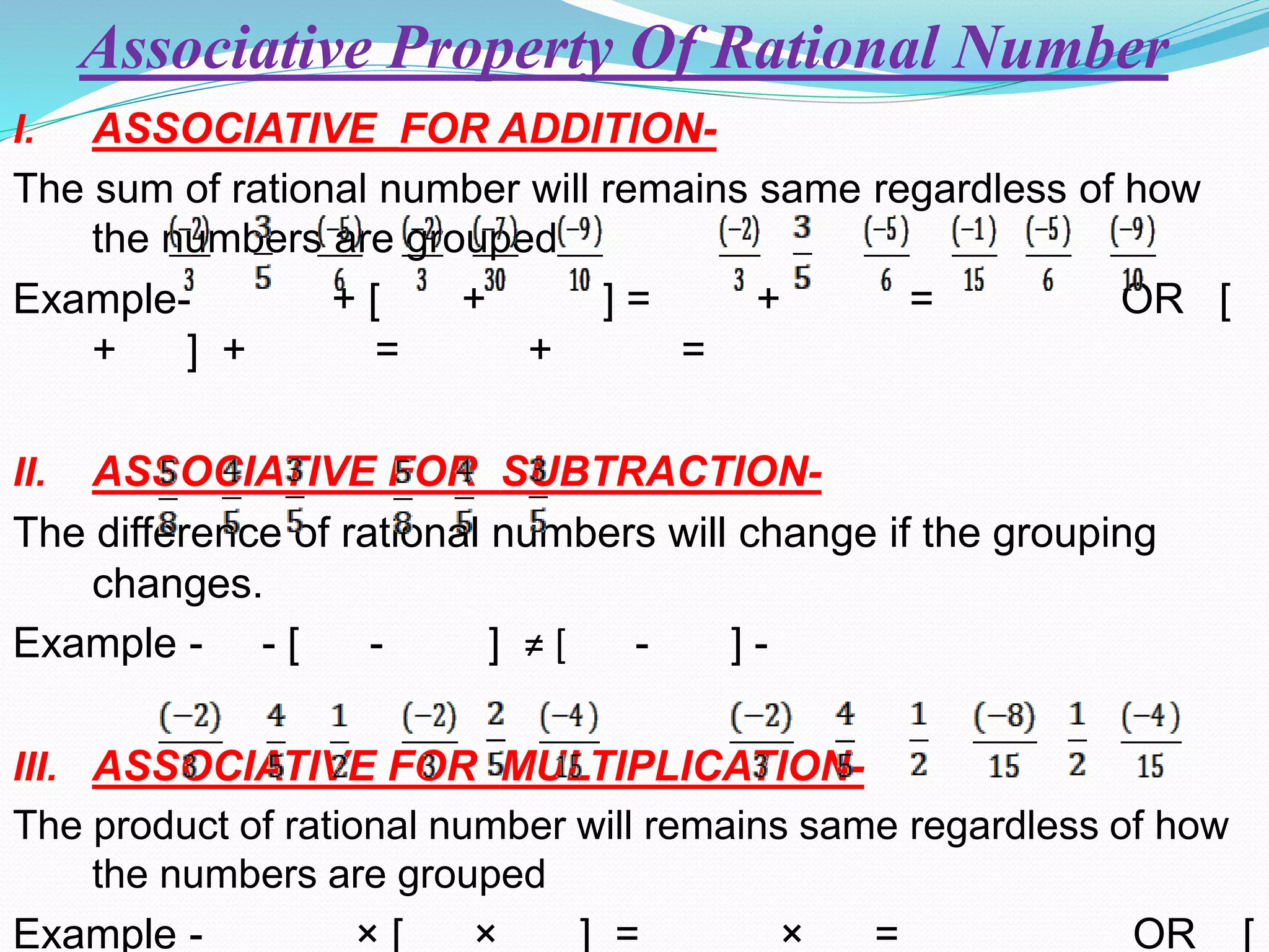Chapter-1 Rational numbers Class 8th | PPTX | Computing | Technology ...