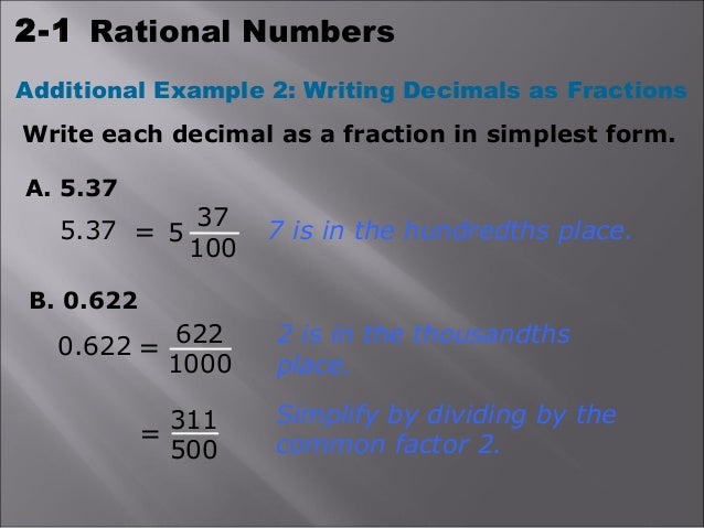 rational numbers 80 16 in simplest form