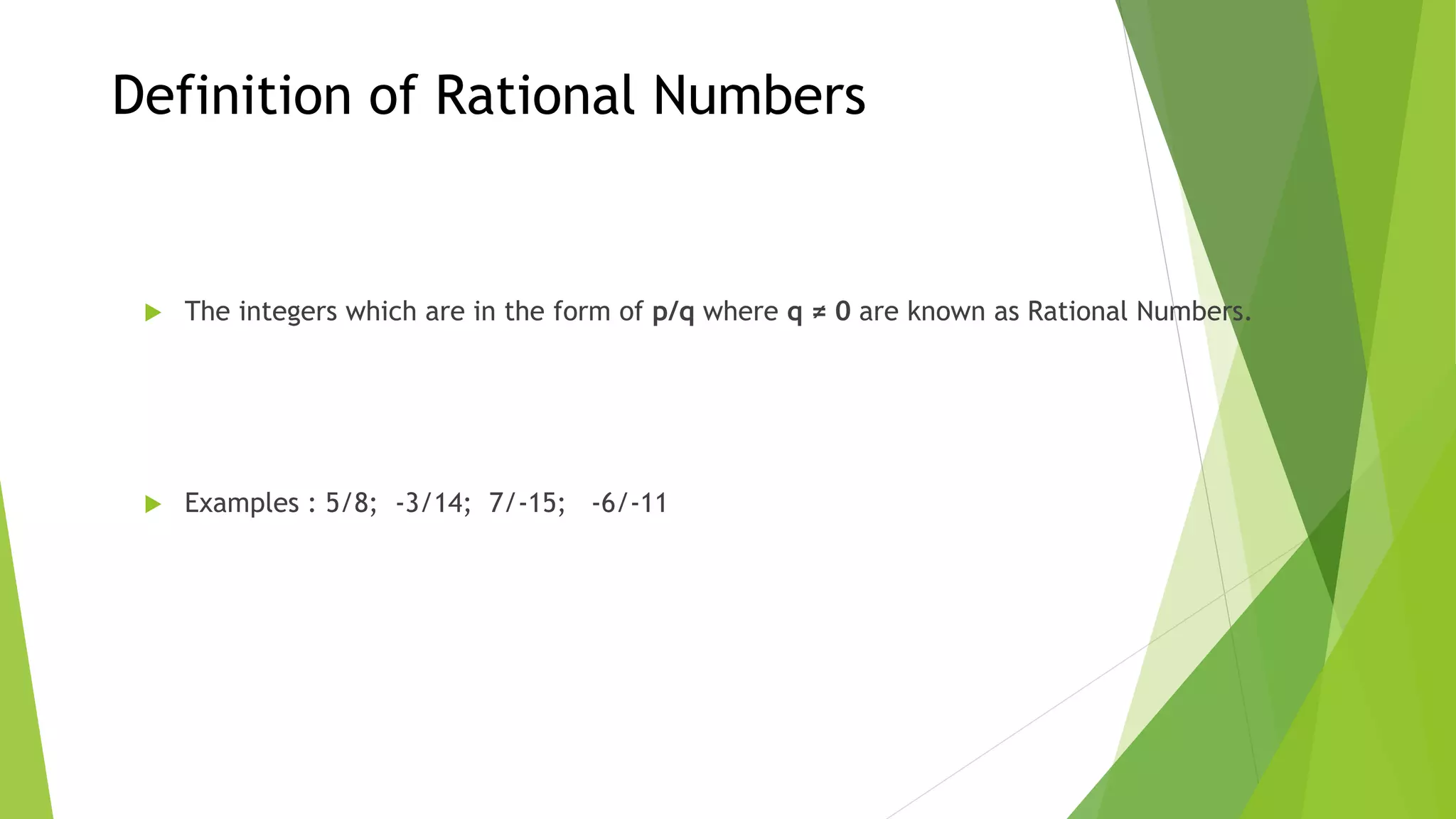 Rational numbers ppt