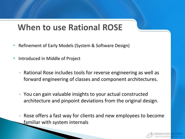 Introduction to Rational Rose | PPT | Programming Languages | Computing