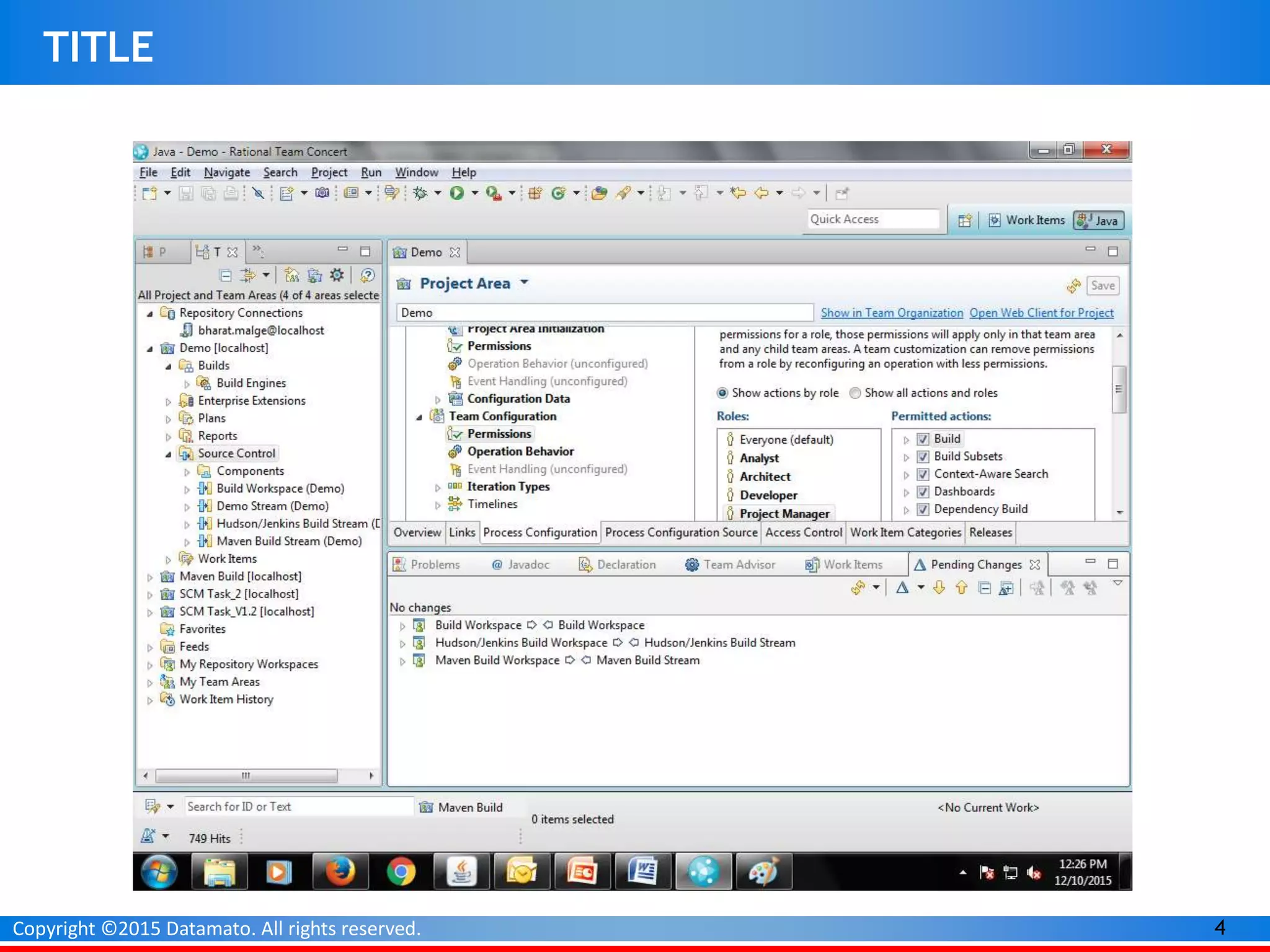 4Copyright ©2015 Datamato. All rights reserved.
TITLE
 