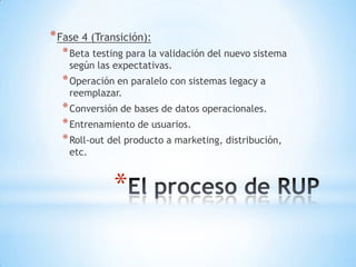 Development Test Curva Rup Rational unified process (rup) | PPTX