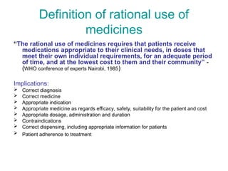 rational drug use PowerPoints for pharmacy | PPT