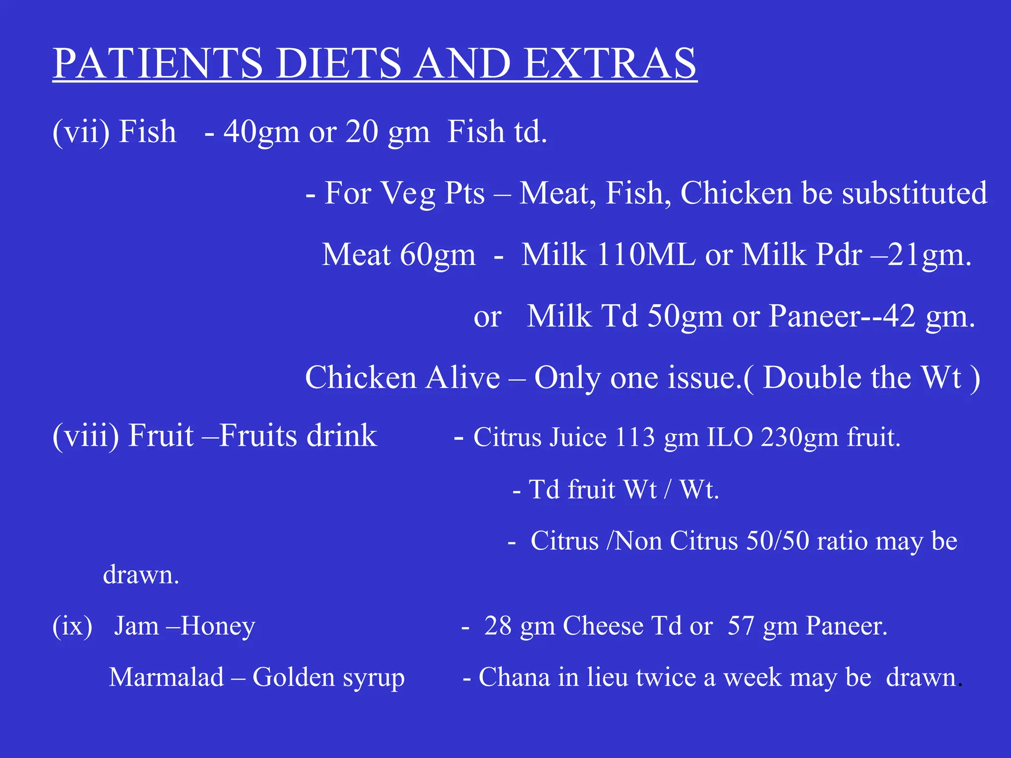 Ration scales in Indian Army power point | PPT