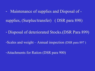 Ration scales in Indian Army power point | PPT