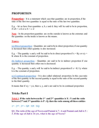 Ratio & proportion | DOCX