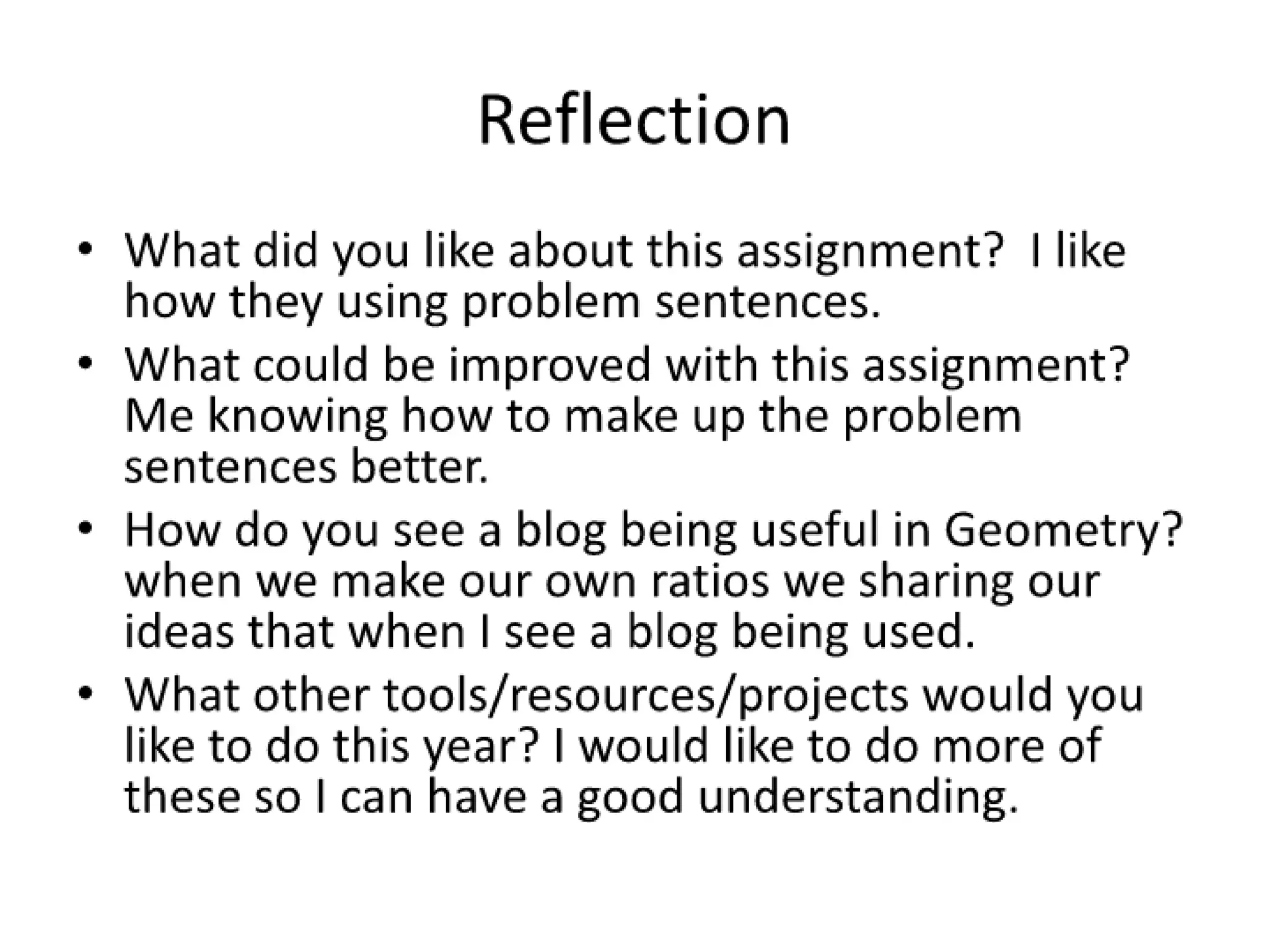 Ratios and proportions