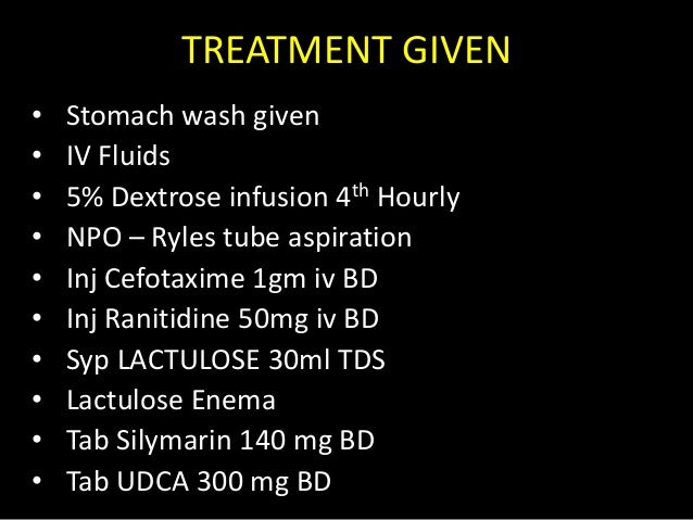 Rat Killer paste poisoning management