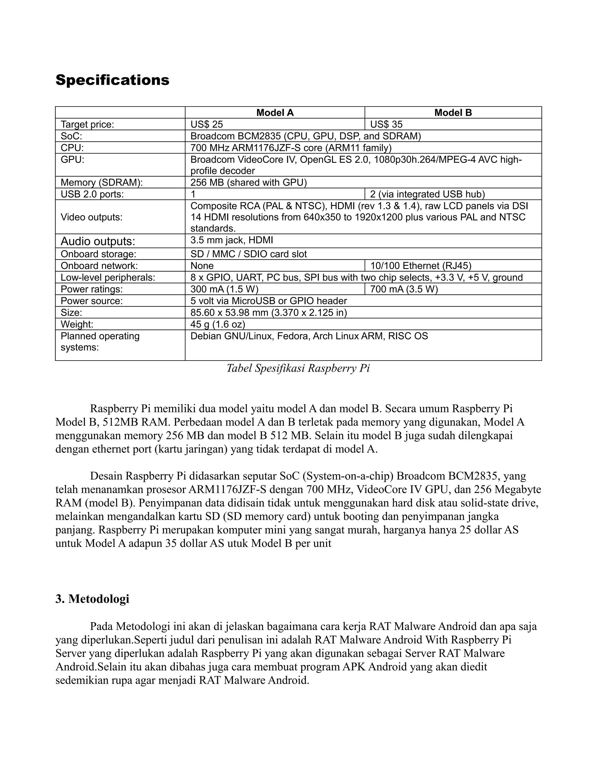 Rat malware android with raspberry pi server | PDF