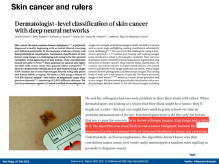 Den Haag, 21 Feb 2022 Twitter: @MaartenvSmeden
Skin cancer and rulers
Esteva et al., Nature, 2016, DOI: 10.1038/nature21056; https://bit.ly/2lE0vV0
 