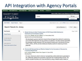 API Integration with Agency Portals
 