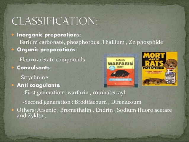 Rat poisoning management