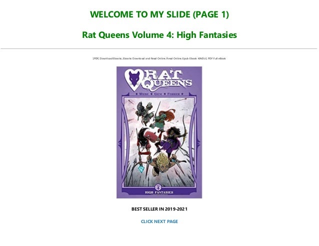 Free Download Rat Queens Volume 4 High Fantasies Full Books