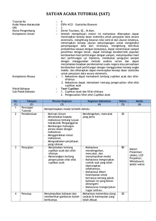 Rat sat espa 4123 statistika ekonomi Rat sat espa 4123 statistika ekonomi